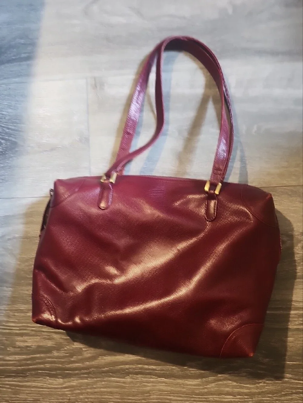 Bottega Veneta large burgundy